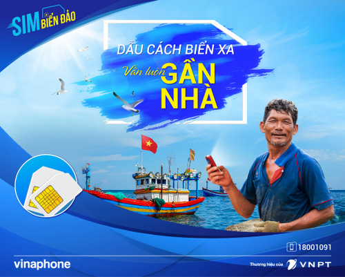 VinaPhone tăng thêm ưu đãi cho sim Biển Đảo