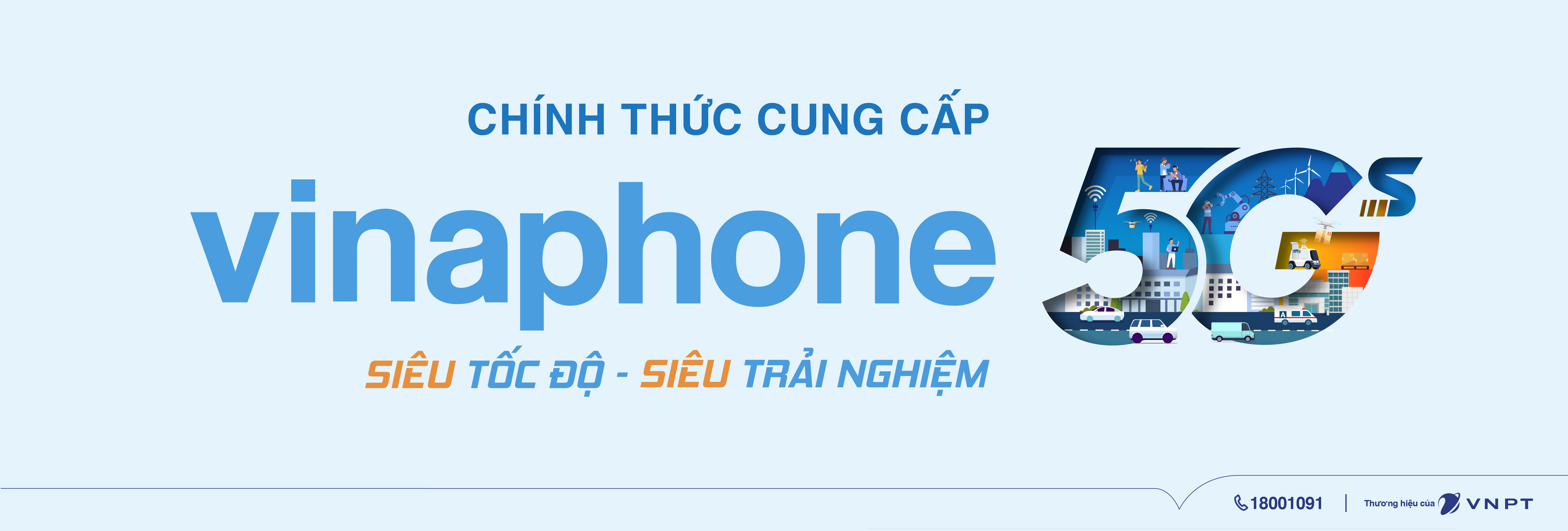 CHÍNH THỨC CUNG CẤP DỊCH VỤ VINAPHONE 5G