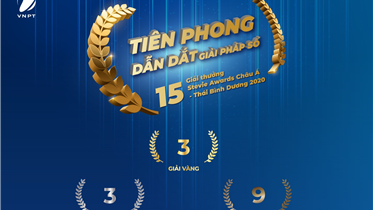 VNPT ĐẠT 15 GIẢI THƯỞNG TẠI STEVIE AWARDS CHÂU Á – THÁI BÌNH DƯƠNG 2020