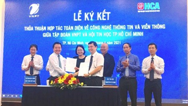  VNPT HỢP TÁC CÙNG HỘI TIN HỌC TP HCM THÚC ĐẨY PHÁT TRIỂN KINH TẾ SỐ