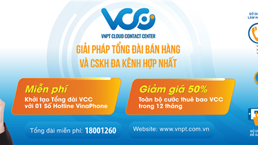 GIẢI PHÁP TỔNG ĐÀI ẢO VNPT CLOUD CONTACT CENTER (VCC)