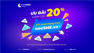  HỘ KINH DOANH CÁ THỂ, DOANH NGHIỆP SME NHẬN NHIỀU ƯU ĐÃI HẤP DẪN KHI MUA DỊCH VỤ VT-CNTT TRÊN ONESME