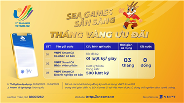 SEA GAME SẴN SÀNG - THÁNG VÀNG ƯU ĐÃI SMARTCA