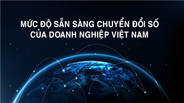 CÔNG BỐ BÁO CÁO THƯỜNG NIÊN 2022 VỀ MỨC ĐỘ SẴN SÀNG CHUYỂN ĐỔI SỐ CỦA DOANH NGHIỆP VIỆT