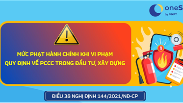 [INFOGRAPHIC] MỨC PHẠT HÀNH CHÍNH VỀ PHÒNG CHÁY CHỮA CHÁY TRONG ĐẦU TƯ, XÂY DỰNG NĂM 2024