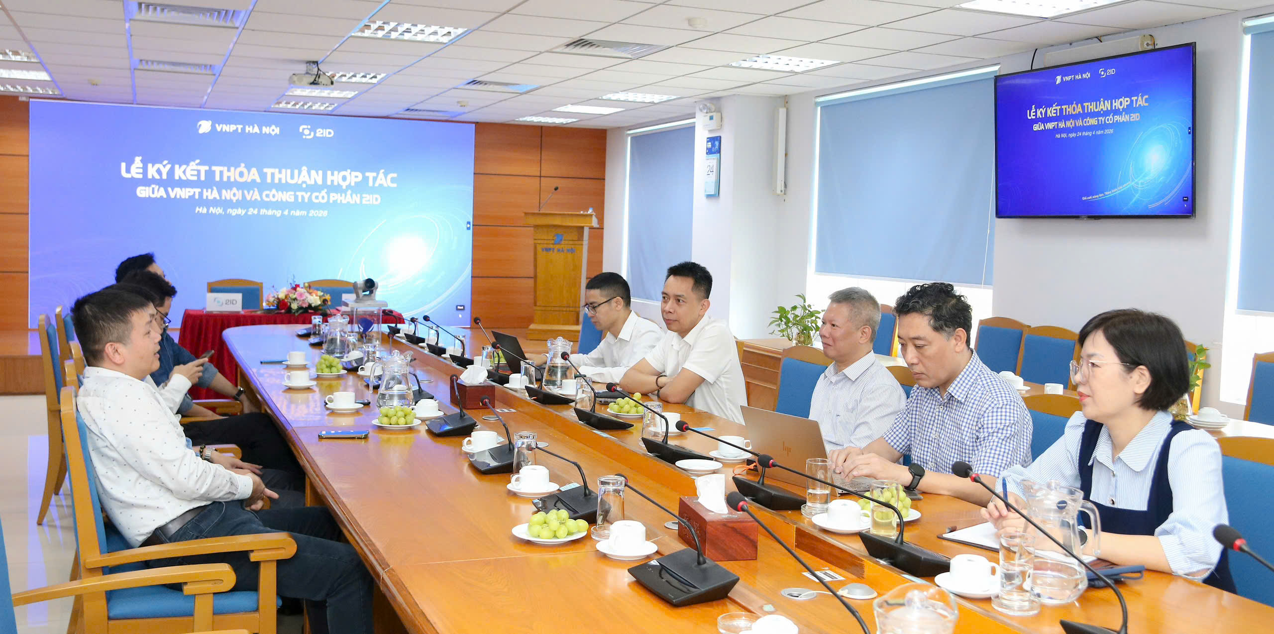 VNPT Hà Nội và Công ty Cổ phần 2ID ký kết hợp tác